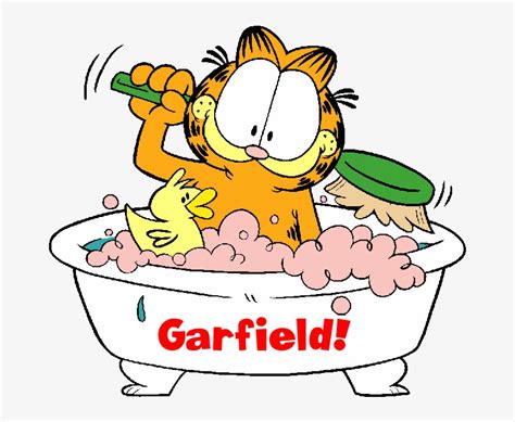Recently my daughter moved back home and when she did she brought her. Garfield All Paws Pet Wash - Garfield Taking A Bath - Free ...