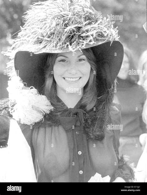 Actress Linda Lovelace shock in Royal Ascot outfit Stock Photo ...