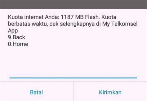 Hello guys, kali ini gw mau numpang buka lapak dagangan kecilan gw dulu yah. Cara Mengecek Kuota Internet di Semua Operator (Telkomsel ...