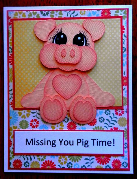 How to set up your silhouette cameo; Paper pieced pig. File from CCD. (With images ...