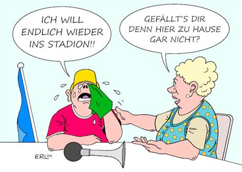 Ich hatte die vorlage mit bleistift gezeichnet, dann mit fineliner nachgezogen. Fußballfan von Erl | Politik Cartoon | TOONPOOL