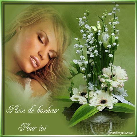 Photo muguet muguet fleur muguet de mai bouquet de muguet brin de muguet muguet porte bonheur petite fleur cartes illustrées jolies cartes. 1er MAI MUGUET FEMME ET CHATONS - Centerblog