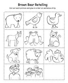 Preschool colors preschool literacy kindergarten reading eric carle contexto social bear coloring pages felt stories bear theme beginning of students will complete each page with a color word and animal word, then illustrate the sentence. Coloring page: Brown Bear, Brown Bear, What Do You See ...