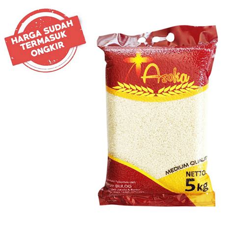 Harga bersaing dan dapat berubah sewaktu waktu tanpa pemberitahuan terlebih dahulu. Beras Asoka 5 Kg (Harga HET + Ongkir) | Shopee Indonesia