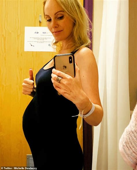 She said it was unbelievable to have been chosen. Pregnant Michelle Dewberry reveals she's been in hospital for a MONTH after her ...