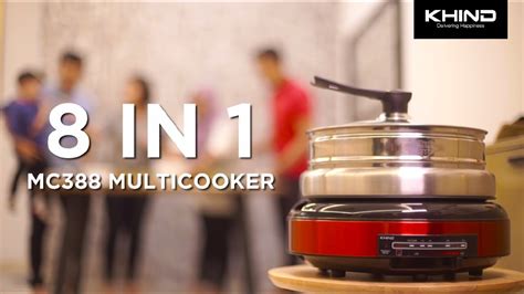 It lets you prepare simple food via boiling, steaming and roasting. Khind Multi Cooker MC388 - YouTube