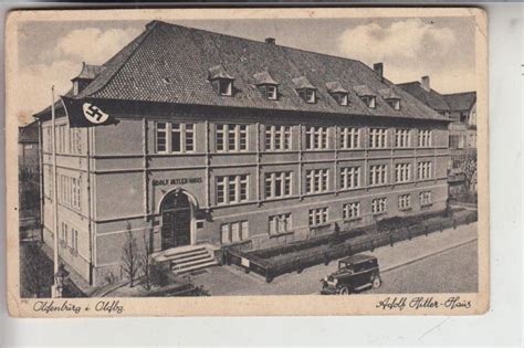 It was a modest house, with only one large room and a kitchen on the main floor. 2900 OLDENBURG, Adolf-Hitler Haus, NS-Beflaggung ...