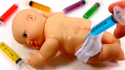 Baby doll bath time learn colors glitter slime surprise toys fun and creative toddler learning video, kids a baby toy takes bath in a tub full of colorful slimes, play doh and hydrogel water balls. Baby Doll Bath Time Doctor Syringe Slime Learn Colors Play ...