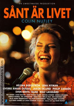 Colin nutleys film först ut av svenska julfilmerna. Sånt är livet poster 1996 Helena Bergström director Colin ...