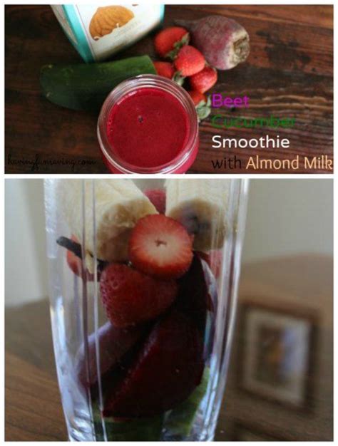 Try this diabetes friendly almond milk smoothie. Beet Cucumber Almond Milk Smoothie Recipe | Having Fun ...