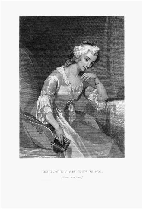 Anne seems to know about the $26,000 paycheck that sonia was receiving even if cal did not tell her anything about it. Engraved Portrait Of Mrs. William Bingham, Anne Willing, Circa 179 Drawing by Peacock Graphics