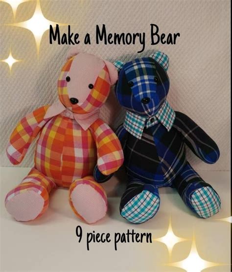 Especially when they're in a modern style! 18 Memory Bear 9-piece Pattern Instant download | Etsy ...