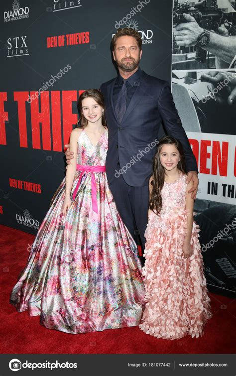 His family is of irish origin. Elle Whitfield, Gerard Butler, Madelyn Lazar - Stock ...