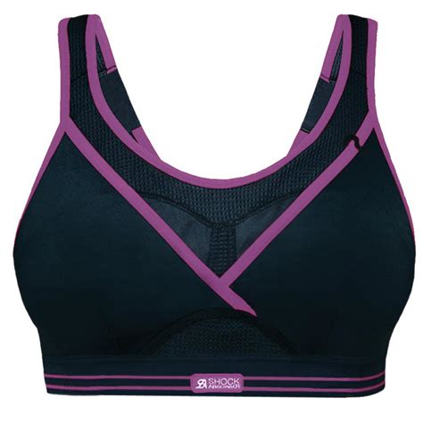 Sans armatures, les modèles shock absorber ont démontré leur efficacité au niveau scientifique. Soutien-gorge de sport Sport compétition Noir/Violet Shock ...