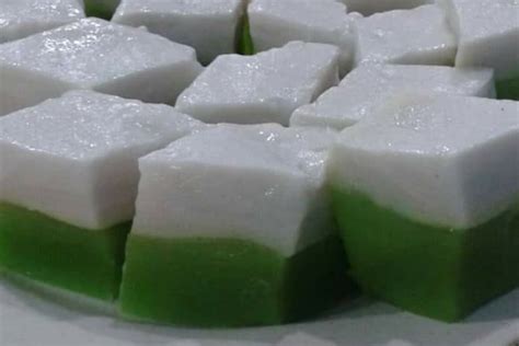 Kuih talam gula merah, kuih muih tradisional, kuih. Resipi Tepung Talam Pandan Versi Goyang - RASA