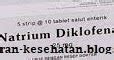 Secara umum, aturan penggunaan renadinac adalah sebagai berikut: Natrium Diklofenak atau Sodium Diclofenac - Informasi ...