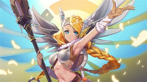 Аниме обои | anime wallpapers. Overwatch, Mercy (Overwatch), Anime Wallpapers HD ...