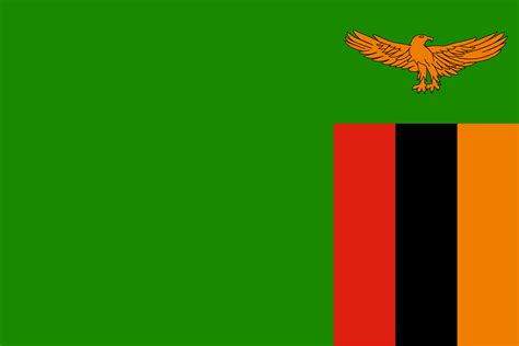 It was adopted upon independence on 24 october 1964, by the first republican president dr. Sambia | Flaggen der Länder