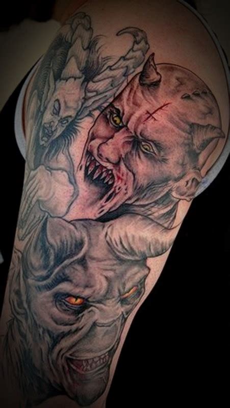 View devil angel heart tattoo designs. Devil Tattoos For The Devils...