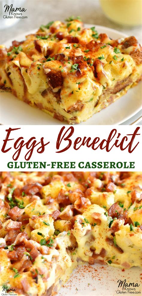 They are also vegan & grain, egg, nut, dairy, meat & gluten free. Gluten-Free Eggs Benedict Casserole. All of the flavors ...