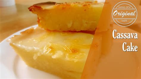 Don't forget to give me a like, share and subscribe my youtube channel for more recipe videos! Cassava Cake | Hapag OFW - YouTube