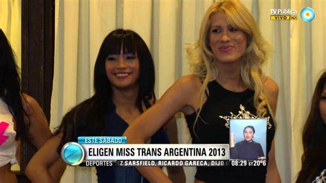 Trans7 awalnya menggunakan nama tv7. Visión 7: Miss Trans Argentina 2013 - YouTube