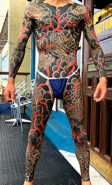 The set includes two versions: Top 105 Best Full-Body Tattoos for Men - Next Luxury | Mens body tattoos, Body suit tattoo, Body ...