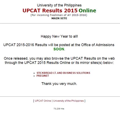 Feeling ko hindi ako papasa dahil sa pagiyak iyak ko habang nageexam. UPCAT Results 2015-2016 Passers out online this January ...