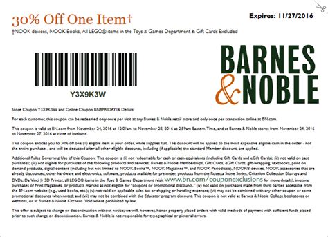 All coupons deals free shipping verified. Barnes Noble Coupon In Store - BARN