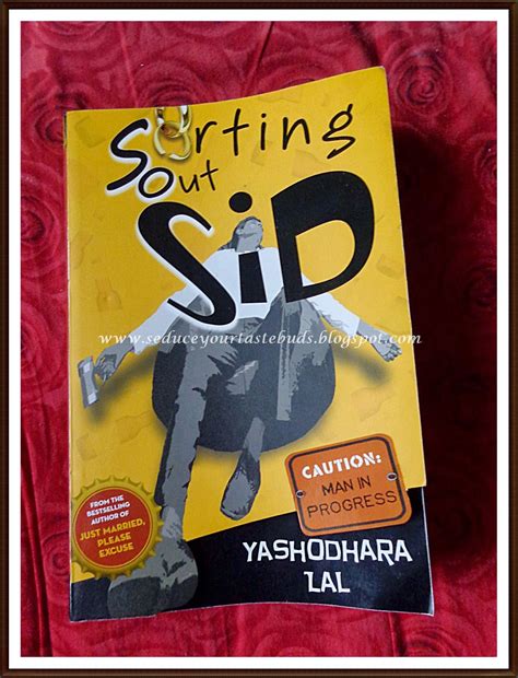 Seduce Your Tastebuds: Sorting Out Sid - Book Review