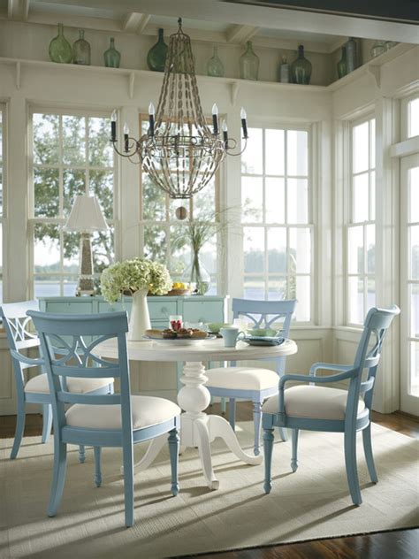 Regency reservation seating riverstone furniture room & joy room essentials rst brands safavieh sauder serta signature design by ashley silverwood simply. Coastal Living Cottage Dining Room - Tropical - Dining ...