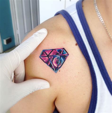 The tooth tattoo is a case in point. 21 Expertly Executed Diamond Tattoos - TattooBlend