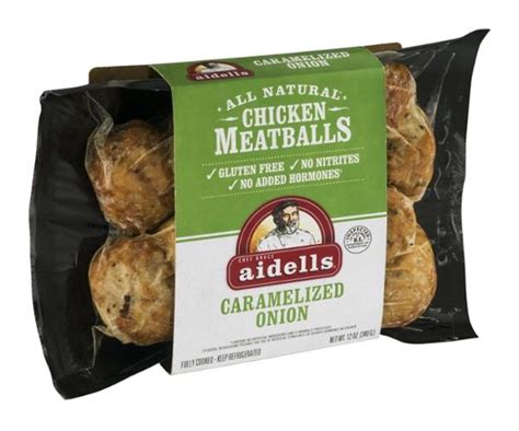 You can even use nigella's shortcut to make meatballs from sausages. Aidells Chicken Meatballs, Caramelized Onion, 12 oz ...