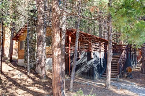 Each four season riverside cabin offers private bedrooms. Pet-Friendly Cabin in Wawona Basin, California