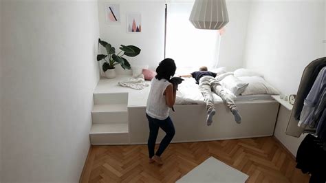 Bett auf podest faszinierend bauplan bett mit… „füße) ist eine plattform, die dazu dient, eine person, ein bauwerk oder einen gegenstand. Podest Für Bett Selber Bauen : Bett ausfahren - YouTube / Mit einem 180 cm bettrahmen und zwei ...