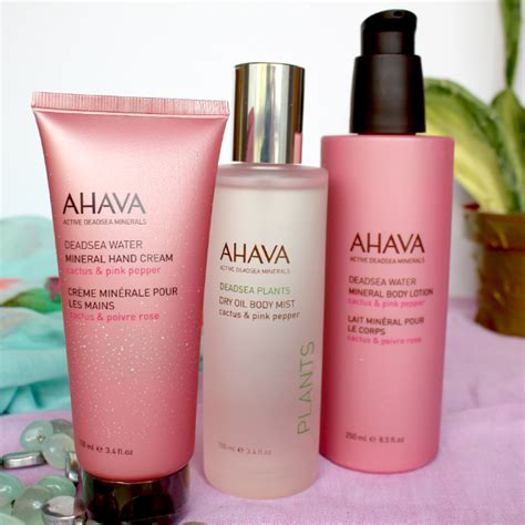 Ahava's renowned hand cream is now offered in the fresh new uplifting scent of cactus & pink pepper. Giveaway, Review: AHAVA Cactus & Pink Pepper Mineral Hand ...