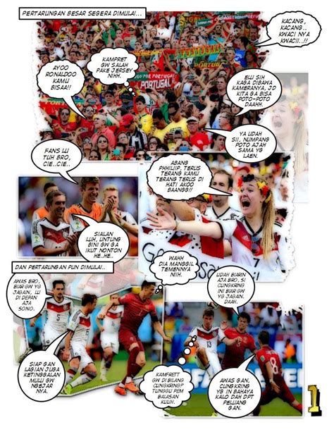 Mana tim dukungan kalian ? dwiguna_comic: JERMAN vs PORTUGAL