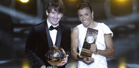 The bola de ouro (golden ball) is an annual award given each year, since 1973, by brazilian sports magazine placar to the best player in the campeonato brasileiro. FutebolFFV: Messi e Marta - os melhores de 2010 (FIFA)