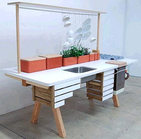 Amazing service & free shipping offers! All-in-One Modern Kitchen Eco-Island & Worktop Station ...