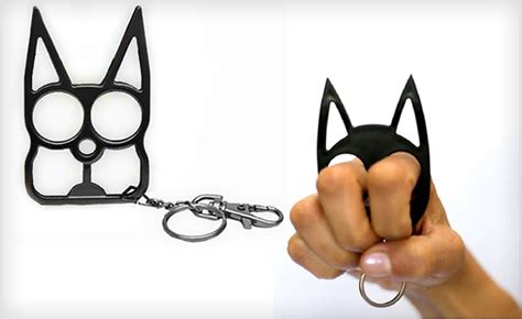 These cute wild kat keychains are a great self defense weapon that are stylish and women don't mind carrying them. $14 for a Cat Shaped Self-Defense Keychain (a $38 Value ...