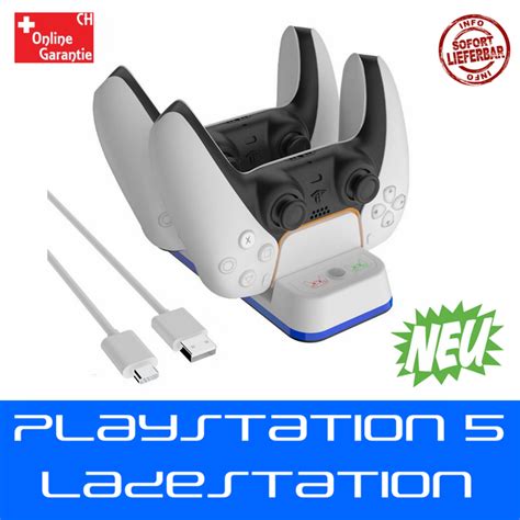 72 x 146 x 7.3 mm weight: Ladestation Sony Playstation 5 PS5 Controller DualSense ...