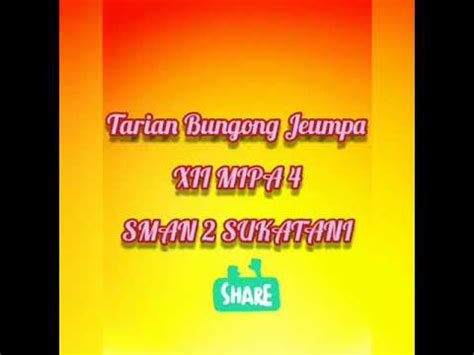 Tarian bungong jeumpa XII mipa 4 - YouTube