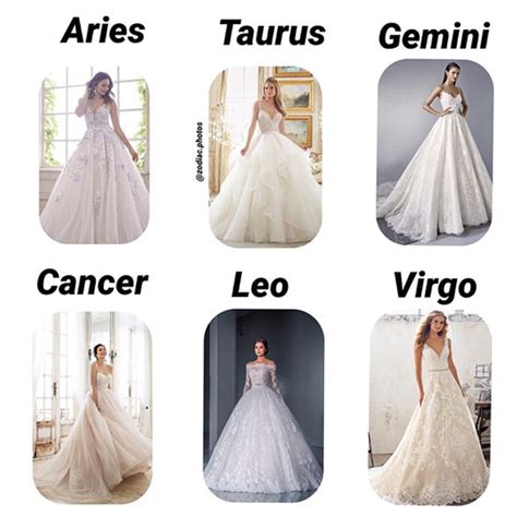 Check out our hair horoscope post and find the perfect wig to complement your zodiac element. Wedding Dresses Zodiac Sign - Allope #Recipes