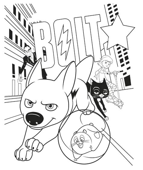 After the film, choose a coloring sheet, relax, unwind and color together! Enjoy this Bolt colouring in page in preparation for the ...