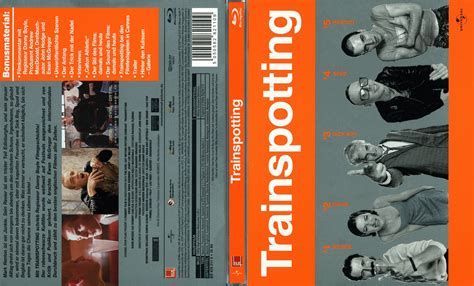 Юэн макгрегор, юэн бремнер, джонни ли миллер и др. Trainspotting blu ray cover german | German DVD Covers