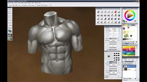 They affect your posture and help to stabilize your spine. Male Torso Painting Progress - YouTube