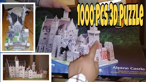 Log in sign up feed. 3D puzzle Alpine Castle 1 thousand pieces - YouTube