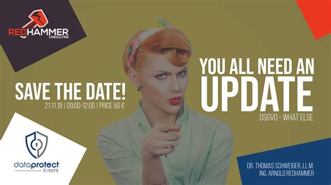 Nach meinung von bundesrat und parlament ist das gesetz nach den demokratischen spielregeln zustande gekommen. SAVE the DATE ... DSGVO-UPDATE am 21.11.2019 in Linz ...