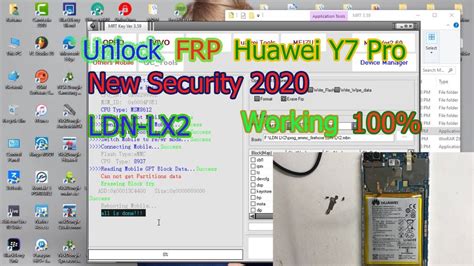Fingerprint reader depending on variant and region. Unlock FRP Huawei Y7 Pro 2018 LDN-LX2 New security 2020 ...