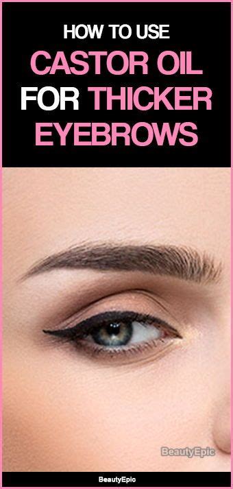 More images for how to use castor oil for eyebrows » How to Use Castor oil for Thicker Eyebrows | Thick ...